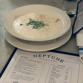 Neptune Oyster - Amazing clam chowder!! - Seafood Near Me - Boston, Massachusetts