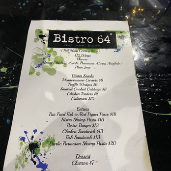Bistro 64 - Menu - Bars Near Me - District Heights, Maryland Bistro 64 - Menu - Bars Near Me - District Heights, Maryland