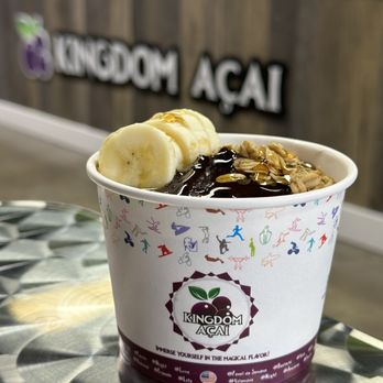 Kingdom Acai - Kingdom Bowl
Açaí topped with banana, granola & honey - Acai Bowls Near Me - Port Orange, Florida Kingdom Acai - Kingdom Bowl
Açaí topped with banana, granola & honey - Acai Bowls Near Me - Port Orange, Florida