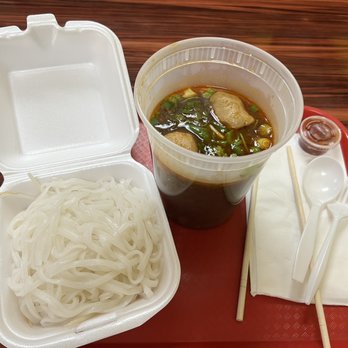 Thai Thai Cuisine - When I came here on a dine in night. Boat noodle Soup. - Thai Near Me - Corona, California Thai Thai Cuisine - When I came here on a dine in night. Boat noodle Soup. - Thai Near Me - Corona, California