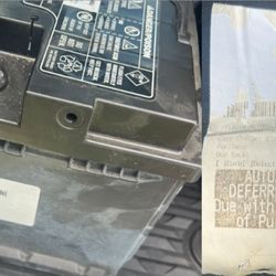 Autozone - Less than 2 year old "Duralast" battery. Junk.
