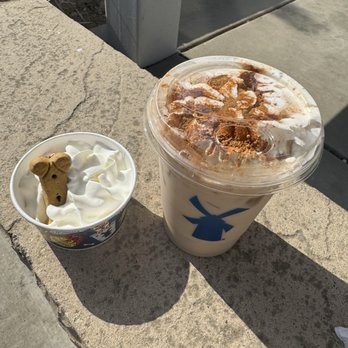 Dutch Bros Coffee - Pup cup and iced Chai Latte - Juice Bars & Smoothies Near Me - West Sacramento, California Dutch Bros Coffee - Pup cup and iced Chai Latte - Juice Bars & Smoothies Near Me - West Sacramento, California