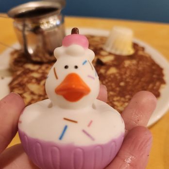 Sugar n' Spice -  hand holding a rubber duck - Breakfast & Brunch Near Me - Cincinnati, Ohio