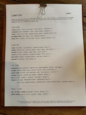 Menu photo 8 Campfire Carlsbad, CA