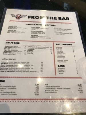 Menu photo 3 Velocity Wings Sterling, VA