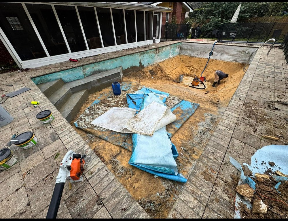 Slide of Blue Aqua Pools Spa