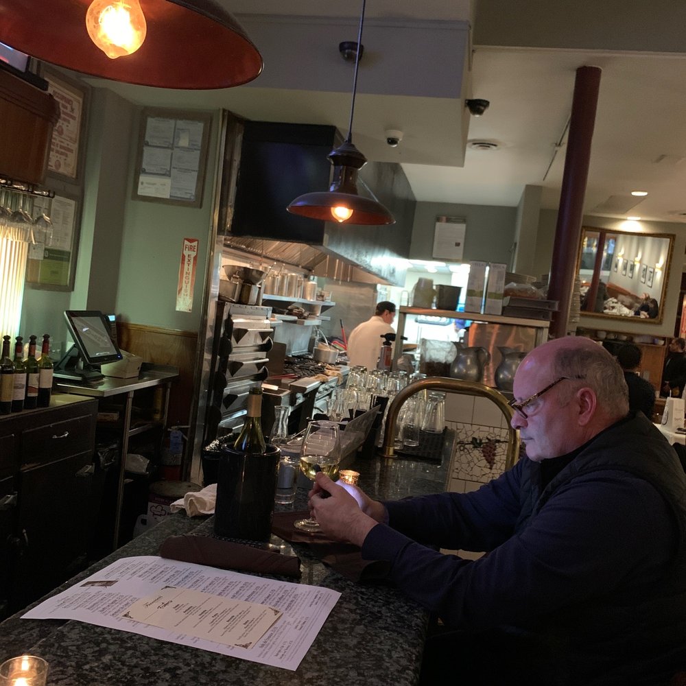 Mia Francesca - That small aisle right there, feeds all three rooms. Not easy people. Not easy at all. Got to love it to do that. - Italian Near Me - Chicago, Illinois Mia Francesca - That small aisle right there, feeds all three rooms. Not easy people. Not easy at all. Got to love it to do that. - Italian Near Me - Chicago, Illinois