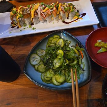 Tokyo Garden - Cucumber salad and final fantasy roll 10/10. - Sushi Bars Near Me - Downey, California Tokyo Garden - Cucumber salad and final fantasy roll 10/10. - Sushi Bars Near Me - Downey, California