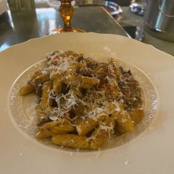 Torrisi - CAVATELLI WITH JAMAICAN BEEF RAGU - spicy, hearty, savory, little salty (8/10 stars) - Italian Near Me - New York, New York Torrisi - CAVATELLI WITH JAMAICAN BEEF RAGU - spicy, hearty, savory, little salty (8/10 stars) - Italian Near Me - New York, New York