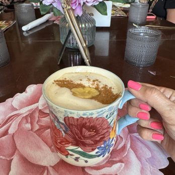 The Modern Rose - Hot beverages are so unique. This is Banana Chai - Breakfast & Brunch Near Me - St. Augustine, Florida The Modern Rose - Hot beverages are so unique. This is Banana Chai - Breakfast & Brunch Near Me - St. Augustine, Florida
