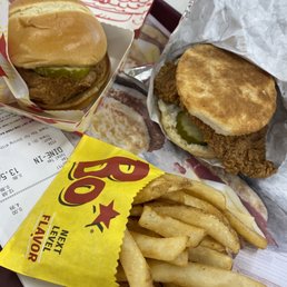 Chicken sandwich & fries