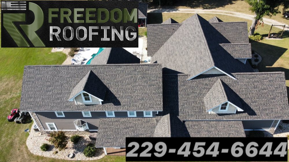 Slide of Freedom Roofing