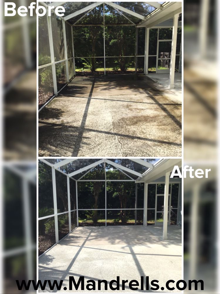 Slide of Mandrell's Pressure Cleaning