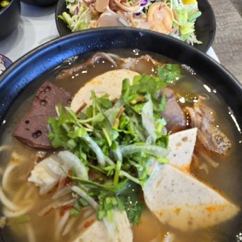 Bun Bo Hue Dong Ba - Bun Bo Hue with side of veggies. - Vietnamese Near Me - San Jose, California