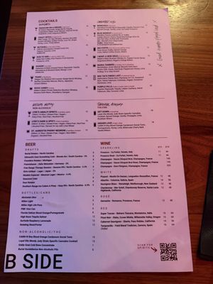 Menu photo 2 VINYL Charlotte, NC Menu photo 2 VINYL Charlotte, NC