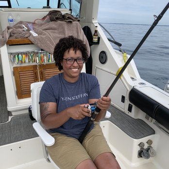 Seahawk Charters - Cousin's girlfriend even caught three and had a great time. - Fishing Near Me - Saint Joseph, Michigan Seahawk Charters - Cousin's girlfriend even caught three and had a great time. - Fishing Near Me - Saint Joseph, Michigan
