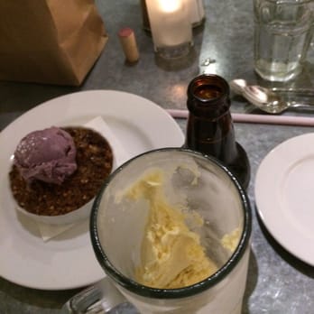 Boon Fly Cafe - Dessert- Pear Crisp and Root beer float - American Near Me - Napa, California Boon Fly Cafe - Dessert- Pear Crisp and Root beer float - American Near Me - Napa, California