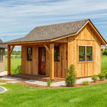 The Barn Yard - 12' x 18' Trapper's Cabin - General Contractors Near Me - Ellington, Connecticut