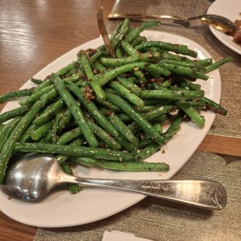 Ginkgo Chinese Restaurant - Stir fried green beans ($12.95) - Chinese Near Me - Claremont, California