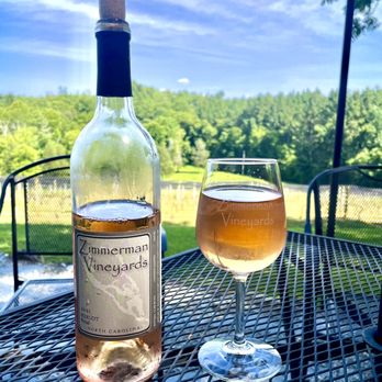 Zimmerman Vineyards - Merlot Rosé' - Wineries Near Me - Trinity, North Carolina