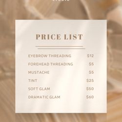 Jedidiah’s Brow Threading & Makeup