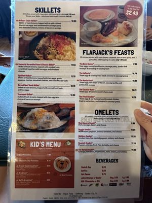 Menu photo 2 Flapjacks Pancake Cabin Gatlinburg, TN