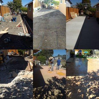 Pressure Washer and Concrete - Big Broom finished patio for the basketball area and extra stamp concrete finished for the BBQ area. - Pressure Washers Near Me Pressure Washer and Concrete - Big Broom finished patio for the basketball area and extra stamp concrete finished for the BBQ area. - Pressure Washers Near Me