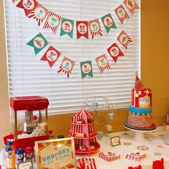 Cake Barn - Vintage Carnival Themed birthday for my 2-year old. Definitely the main attraction on my buffet table! - Bakeries Near Me