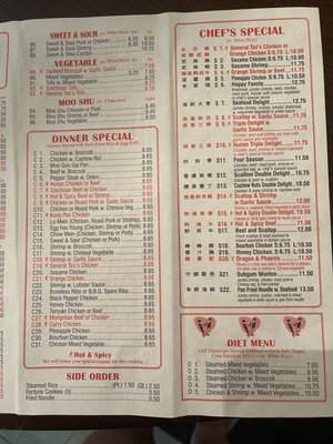 Menu photo 1 China King Silver Springs, FL