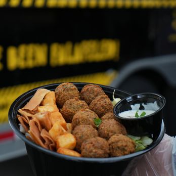 Shawarma Hazard - Falafel Potato Bowl - Food Trucks Near Me - Portland, Oregon Shawarma Hazard - Falafel Potato Bowl - Food Trucks Near Me - Portland, Oregon