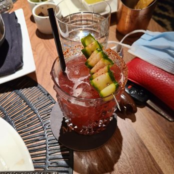 The Mexican - Hibiscus cucumber margarita - Mexican Near Me - Dallas, Texas The Mexican - Hibiscus cucumber margarita - Mexican Near Me - Dallas, Texas