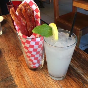 The Eagle OTR - Brown Sugar Bacon and Mint Lemonade - American Near Me - Cincinnati, Ohio The Eagle OTR - Brown Sugar Bacon and Mint Lemonade - American Near Me - Cincinnati, Ohio