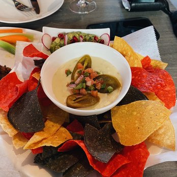 VERSA - chips & texas queso (w added guac) - New American Near Me - New York, New York VERSA - chips & texas queso (w added guac) - New American Near Me - New York, New York