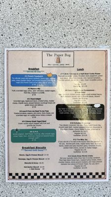 Menu photo 2 The Paper Bag Waldo, FL