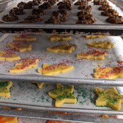 Kendall College - Trays of cookies waiting to be baked
