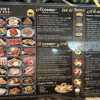 Mr. Kim's Korean BBQ - À la carte menu - Korean Near Me - Las Vegas, Nevada