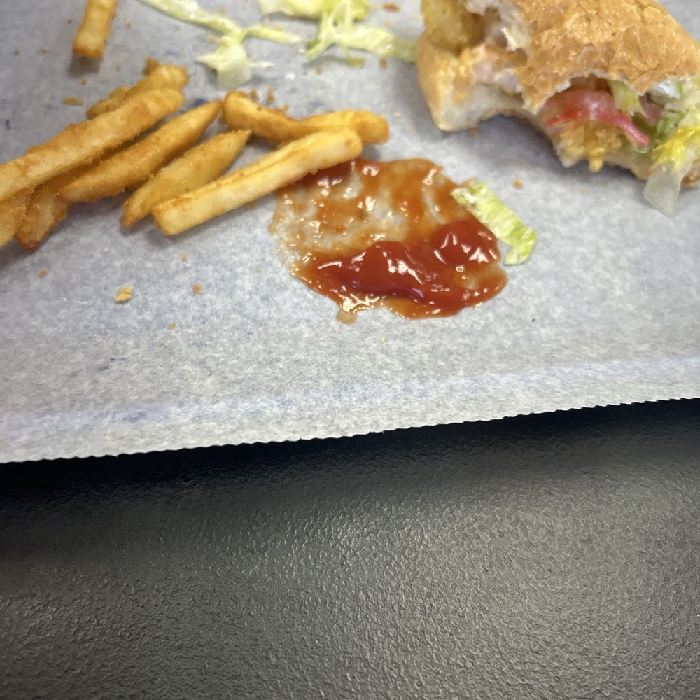 Buku Seafood - Almost through with my shrimp, Poboy and fries. - Seafood Near Me - Wiggins, Mississippi Buku Seafood - Almost through with my shrimp, Poboy and fries. - Seafood Near Me - Wiggins, Mississippi