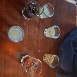 Greentea shots, Jack's and cokes and a soda. Clearly the soda was mine. Lol