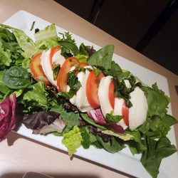 Bella Italia - Caprese with no vinegrette. Wilted greens and basil. Nothing fresh about it. My entire meal came out like this.