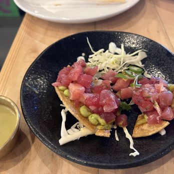 Thirty Eight - Poke tostada - Seafood Near Me - Urban Honolulu, Hawaii