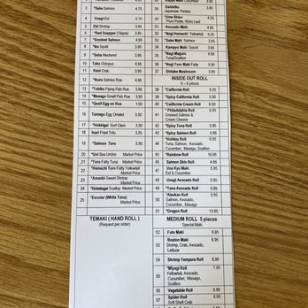 Miyagi - Menu page 1 of 7 - Sushi Bars Near Me - McLean, Virginia