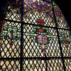 Episcopal Church of the Epiphany - Stained glass rear window.