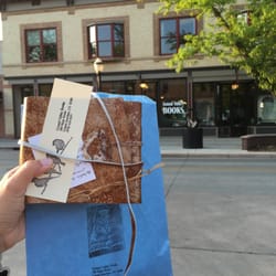 Grand Valley Books - A shot of the store in back and my new journal!