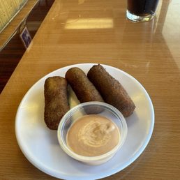 The croquetas  were not as much of a success.