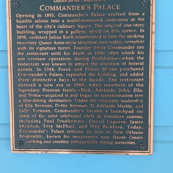 Commander's Palace - Cajun/Creole Near Me - New Orleans, Louisiana