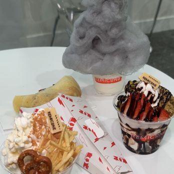 Remicone - Custom creation / The Berry Crepe / Thunder Bomb / Dubai chocolate soft serve - Ice Cream & Frozen Yogurt Near Me - Irvine, California
