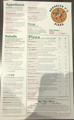 Menu photo 2 Brooklyn V's Pizza Queen Creek, AZ