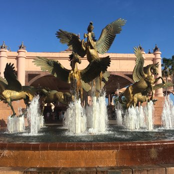 Atlantis Paradise Island - Atlantis Paradise Island - Entry Drive Fountains - Resorts Near Me - Greenbank, Florida