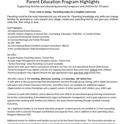 Glendale College Parent Education Association - Parent Education Program Highlights