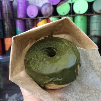 Good Town Doughnuts - Vegan Matcha Donut! - Donuts Near Me - Costa Mesa, California